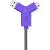 Logitech Swytch - Noir - Violet - Swytch - 2.79 kg - 377 mm - 215 mm - 221 mm