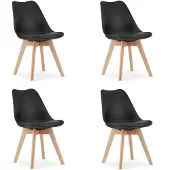 Leobert MARK Chair Noir x 4