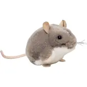 Teddy HERMANN® Teddy Hermann Souris 9 cm gris Peluche souris