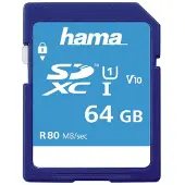 Hama Sdxc 64gb Sd Card Bleu,Clair