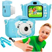 Extralink kids camera h28 single blue | camera | 1080p 30fps, 2.0 display