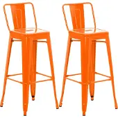 CLP lot de 2 tabourets de bar Mason