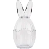 Clayre & Eef Pot en verre uf Ø 10x21 cm Verre transparent