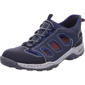 Rieker Chaussons de ville pour hommes, couleur bleue, style décontracté