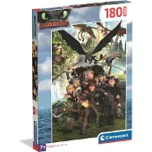 Clementoni Puzzle 180 Super Color Comment dresser votre dragon 29793