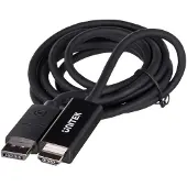 UNITEK V1608A adaptateur de câble vidéo 1,8 m DisplayPort HDMI Gris