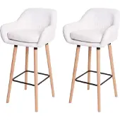 Mendler Tabouret de bar Vaasa T381 (lot de 2)