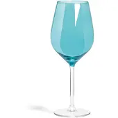 Excelsa set de 6 verres Color Wine verre 7,5x7,5x23 cm bleu
