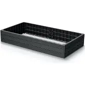 Nabbi Lit surélevé BASE WOODY anthracite 149,2 cm