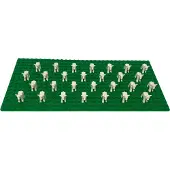 LEGO Mouton Minifigure Blanc - 1569pb01 NOUVEAU Quantité 10x