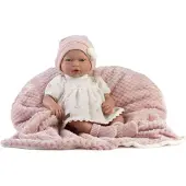 MuÑecas Guca Guca 893 NORMA - poupée réaliste avec corps en tissu doux - 38 cm