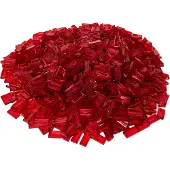 LEGO 1x2 Carreaux Transparent Rouge - 3069b NOUVEAU ! Quantité 100x