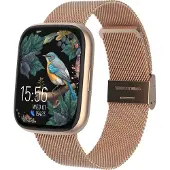 Forever Smartwatch SW-330 ForeVigo 4 Or Rose Étanche Bluetooth IP68 Amoled Surveillance du Sommeil Moniteur de Fréquence Cardiaque Modes Sportifs