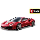 Bburago Voiture Ferrari 488 Pista 1:24 Rouge