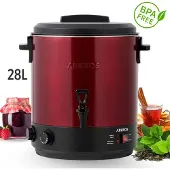 Arebos conservateur automatique 1800 W, conservateur 28 l, réglable en continu 30-110 °C