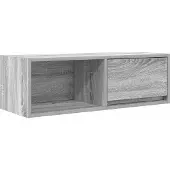 vidaXL Armoire TV Gris Sonoma 80x31x25,5 cm Bois composite