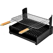 Somagic Barbecue au charbon de bois réglable en 3 hauteurs GRILLOIR - grilloir à poser
