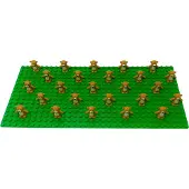 LEGO Ours en peluche Nougat - 98382pb001 NOUVEAU Quantité 3x