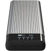 Hyper HJ245B banque d'alimentation électrique 27000 mAh Argent