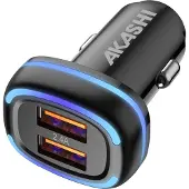 Altadif Prise Allume-cigare 2 Usb Chargeur Voiture Double Usb Rapide - Akashi