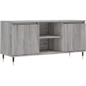 Syfax Meuble TV sonoma gris 104x35x50 cm bois d'ingénierie