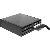 DeLOCK Wechselrahmen 4x 2,5" SATA HDD in 5,25" Schacht