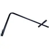 Roland Remorque à vélo Big Boy 455, Noir, Acier, Trekbet, 320 mm