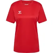 Hummel T-shirt 'ESSENTIAL' rouge feu / blanc