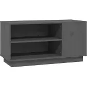 Sonstiges Meuble TV Gris 80x35x40,5 cm Bois de pin massif