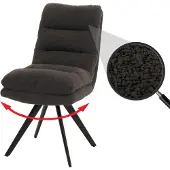 MCW Chaise de salle à manger -G66 Bouclé