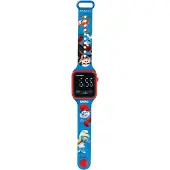 Lexibook Montre digitale LED Schtroumpfs