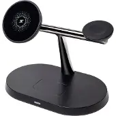 MaXlife wireless charger 3in1 15W, black (MXWC-03)
