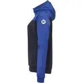 Kempa Veste de sport bleu / blanc