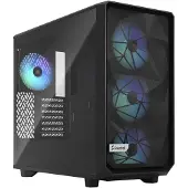 Fractal Design Meshify 2 Lite - Tour - E-ATX - panneau latéral avec fenêtre (verre trempé)