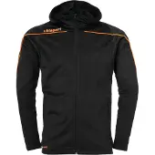 Uhlsport Stream 22 Track Hood blouson noir/fluo orange 140