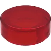LEGO : 100 carreaux ronds 1x1, rouge transparent