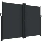 Syfax Auvent latéral rétractable noir 180x600 cm