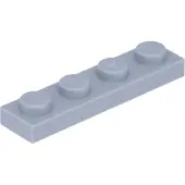 LEGO plaque 1x4 3710 - 250 pièces gris clair