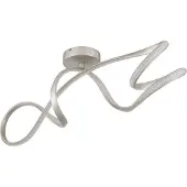 Globo Lighting Plafonnier en métal nickel mat, LED
