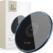 4kom.pl Qi15W-C1 Chargeur sans fil 15W Noir