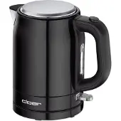 Cloer 4510 Bouilloire en acier inoxydable noir 1L
