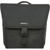 Basil Sacoche double Go Double MIK noir, 40x16x38cm, 32ltr
