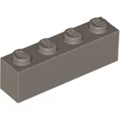 LEGO 50 pièces 3010 Brick 1x4 Part Basic Bricks 50 Gris foncé