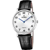 Festina Montre homme suisse bracelet cuir noir D2UF20012/5