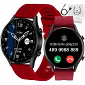 G. Rossi Hommes Smartwatch SW019-3 Black/Red (SG014C) Réalisation d'appels