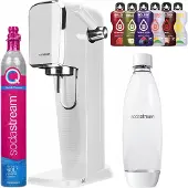 SodaStream ART Appareil à gazéifier l'eau Blanc avec bouteille Cartouche Bolero Boissons