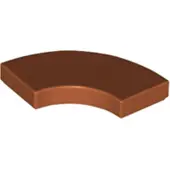 LEGO 2x2 carreaux coin rond 27925 - 10 pièces orange foncé