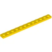 LEGO 1x12 plaques 60479 - 100 pièces jaune