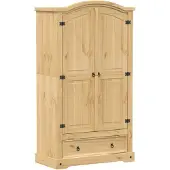 Syfax Garde-robe Corona 102x52x186 cm bois de pin massif