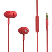 Tellur Basic Gamma Ecouteurs intra-auriculaires filaires avec microphone, rouge
